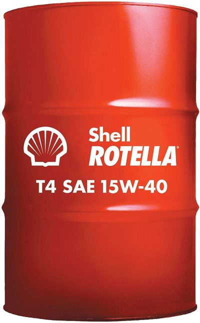 Tambor Shell Rotella T4 15w40 55 Galones