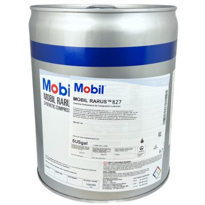 Mobil Rarus 827 Air Compressor Lubricant Cubeta de 19 L